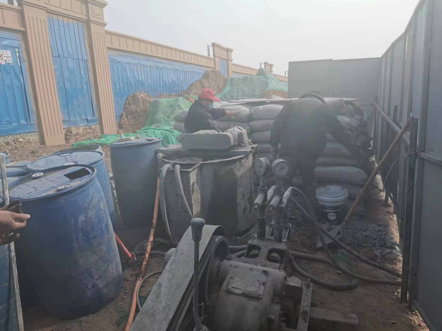 路桥房屋下沉注浆